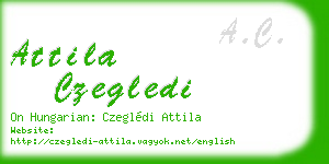 attila czegledi business card