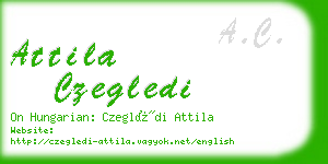 attila czegledi business card